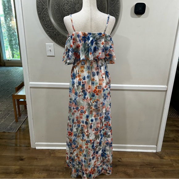 TANYA TAYLOR Lorena floral cold - shoulder maxi dress - Size 2 - Picture 10 of 13